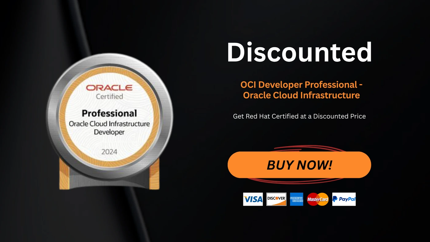 OCI Developer Professional - Oracle Cloud Infrastructure
