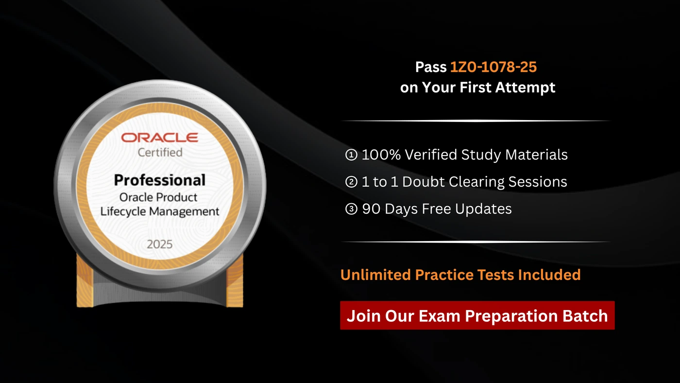 Oracle Product Lifecycle Management 2025 Implementation Professional