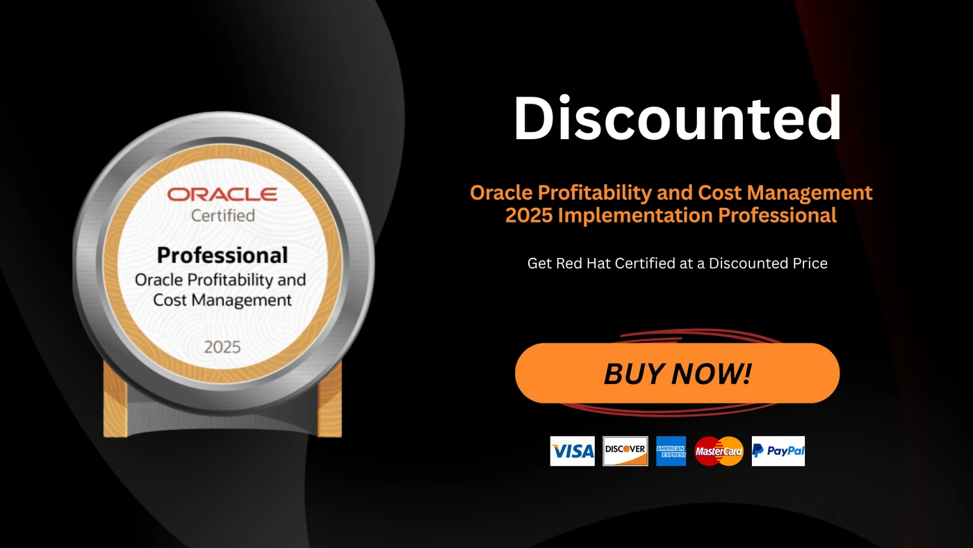 Oracle Profitability and Cost Management 2025 Implementation Professional