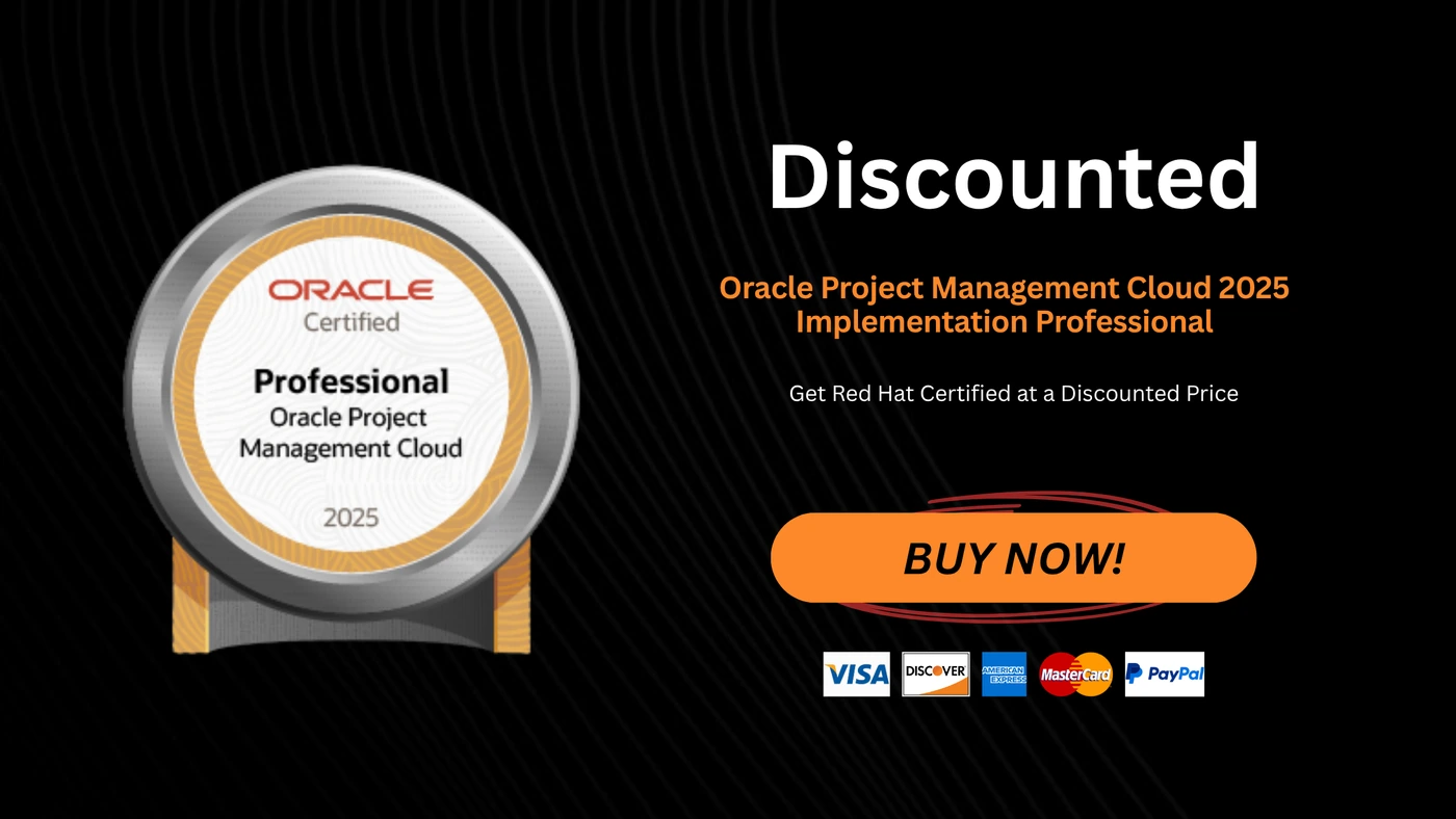 Oracle Project Management Cloud 2025 Implementation Professional