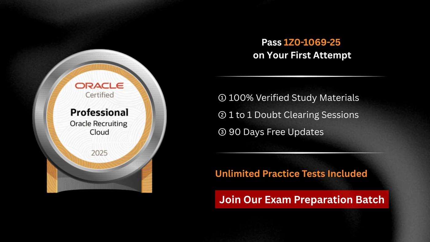 Oracle Recruiting Cloud 2025 Implementation Professional