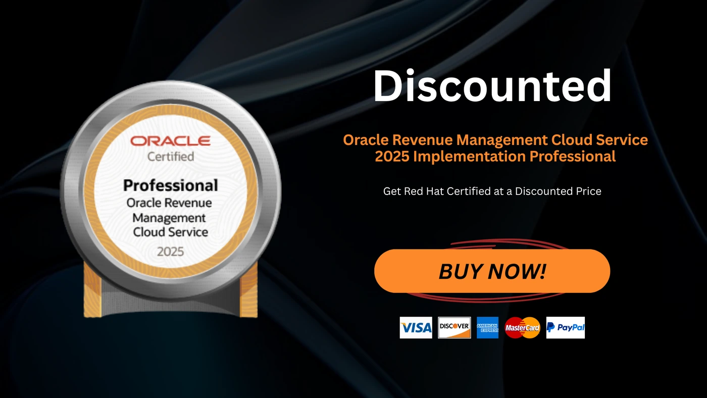 Oracle Revenue Management Cloud Service 2025 Implementation Professional