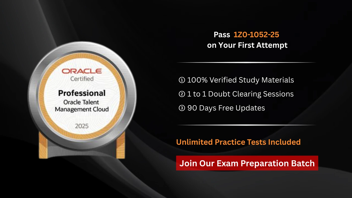 Oracle Talent Management Cloud 2025 Implementation Professional