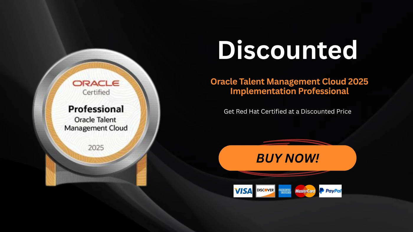 Oracle Talent Management Cloud 2025 Implementation Professional