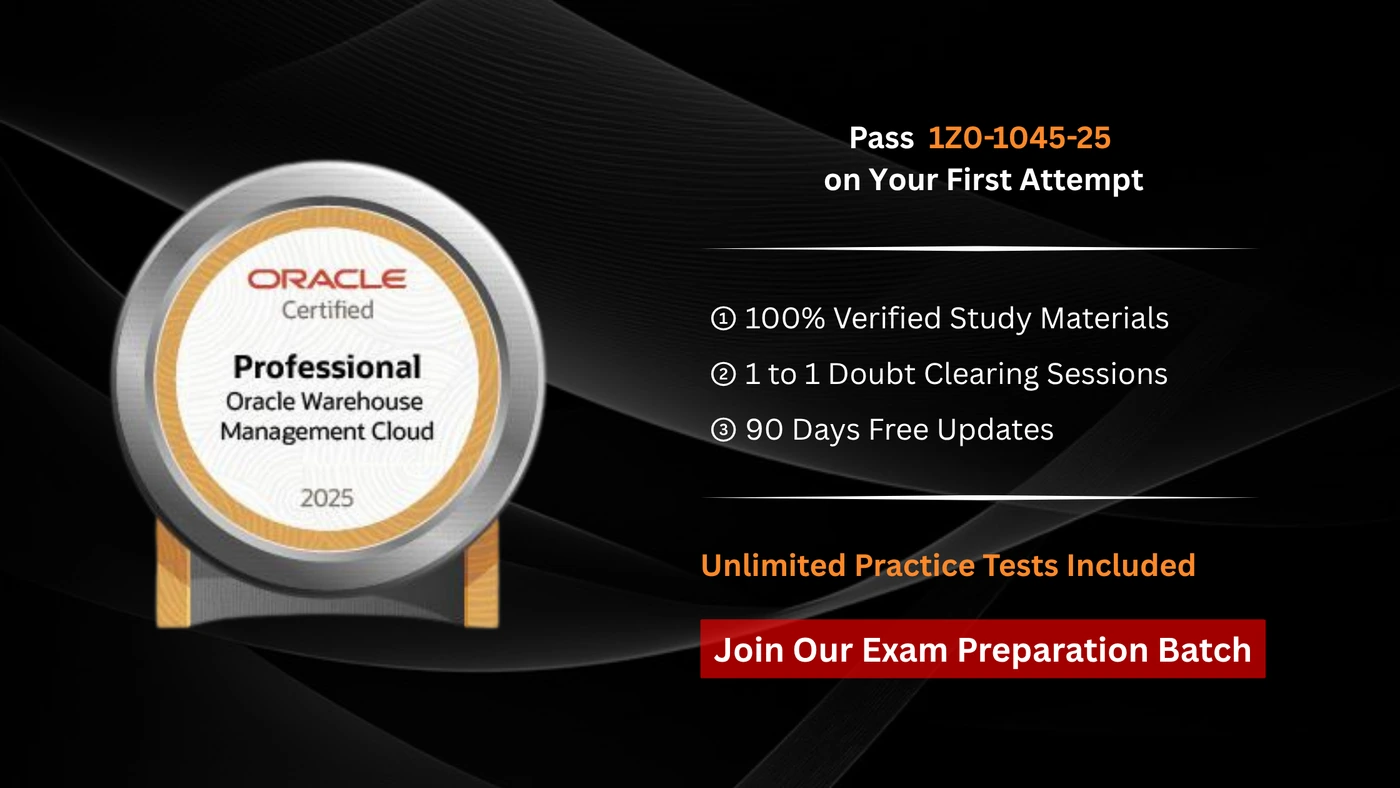 Oracle Warehouse Management Cloud 2025 Implementation Professional