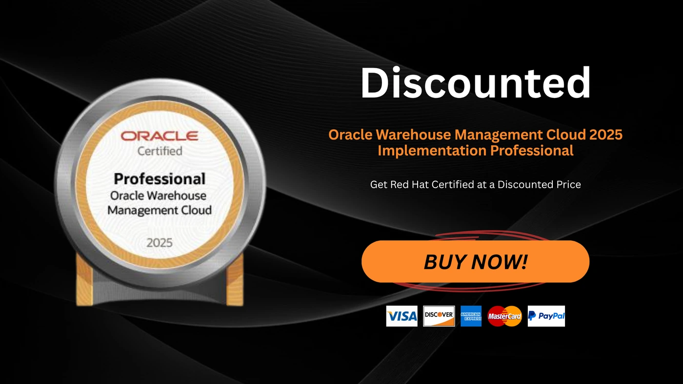 Oracle Warehouse Management Cloud 2025 Implementation Professional