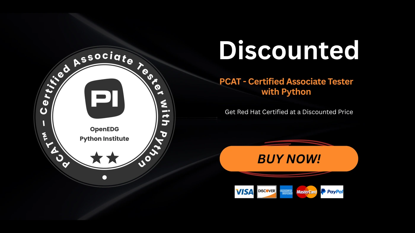 PCAT - Certified Associate Tester with Python