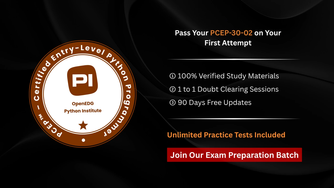 PCEP - Certified Entry-Level Python Programmer