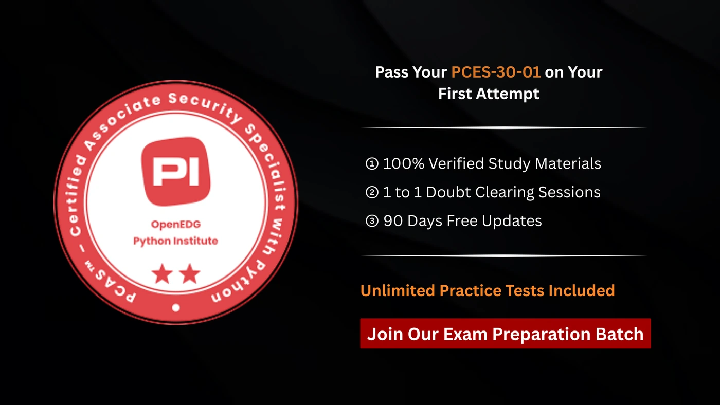 PCES - Certified Entry-Level Security Specialist with Python