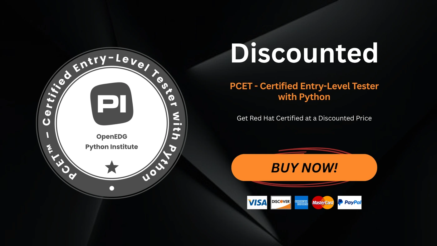 PCET - Certified Entry-Level Tester with Python
