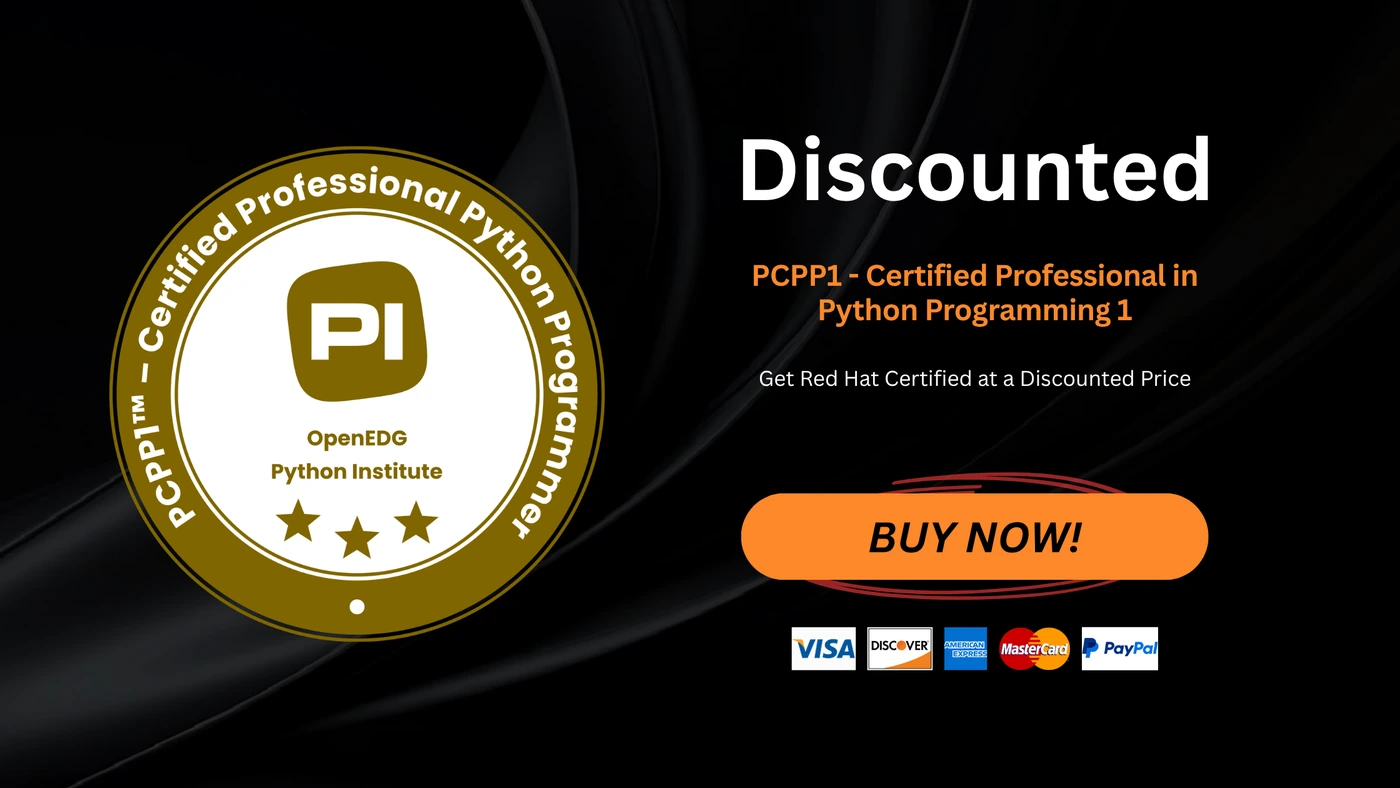 PCPP1 - Certified Professional in Python Programming 1