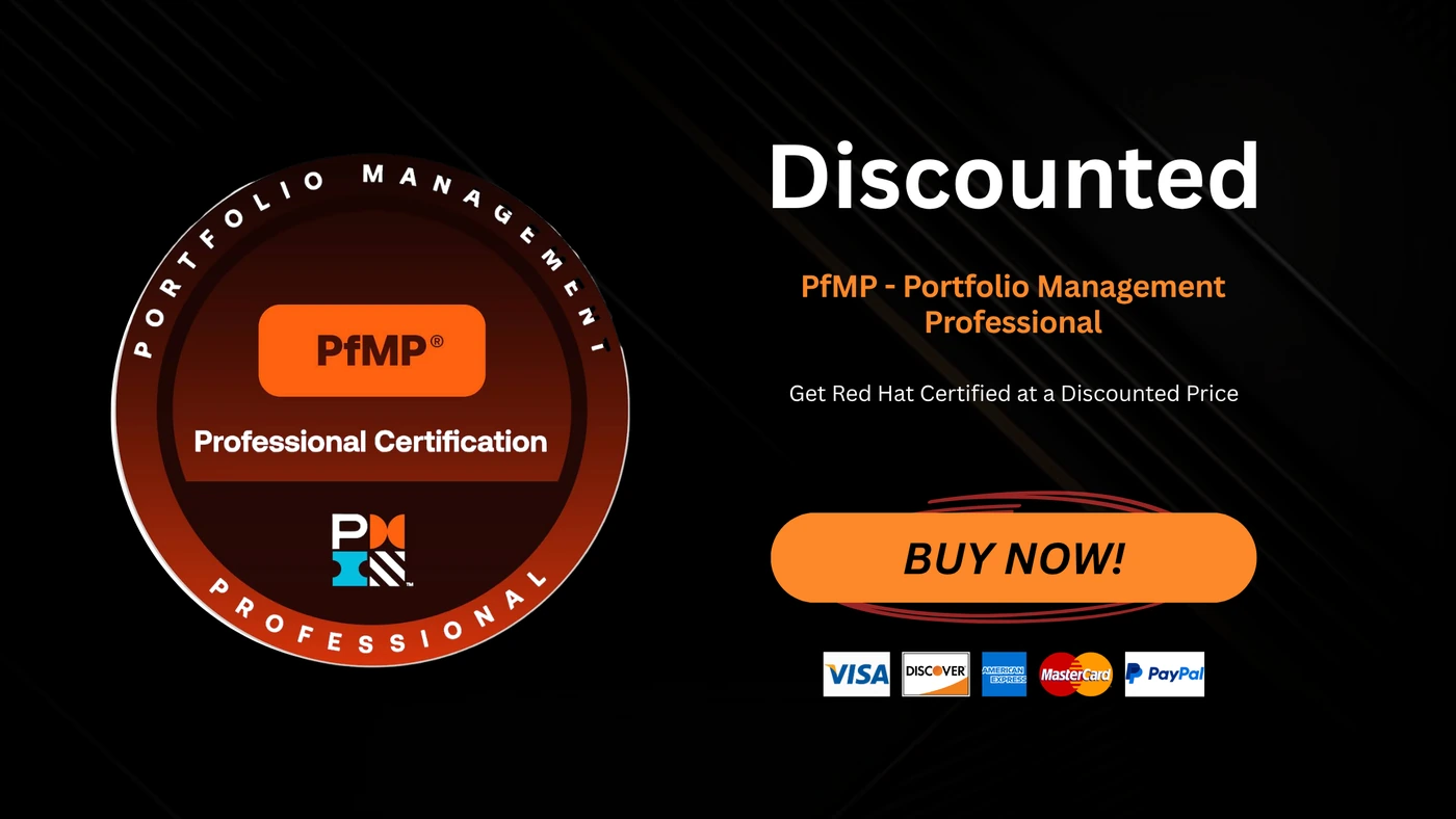 PfMP - Portfolio Management Professional