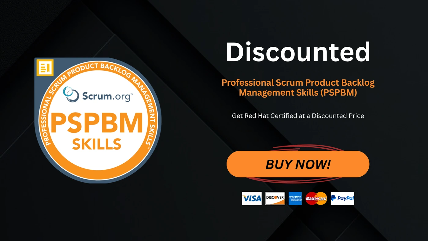 Professional Scrum Product Backlog Management Skills (PSPBM)