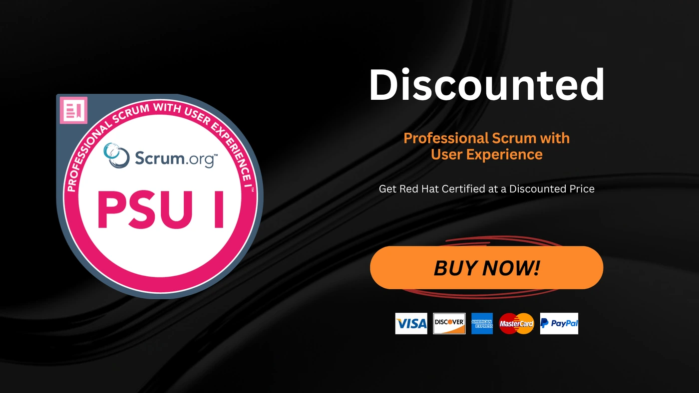 Professional Scrum with User Experience (PSU I)