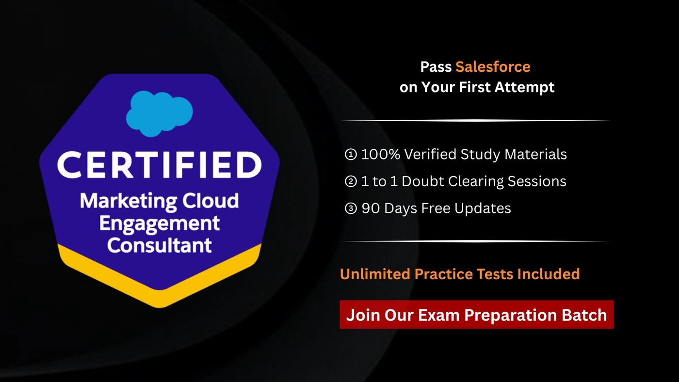 Salesforce Certified Marketing Cloud Engagement Consultant