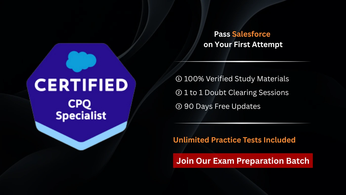 Salesforce Certified CPQ Administrator