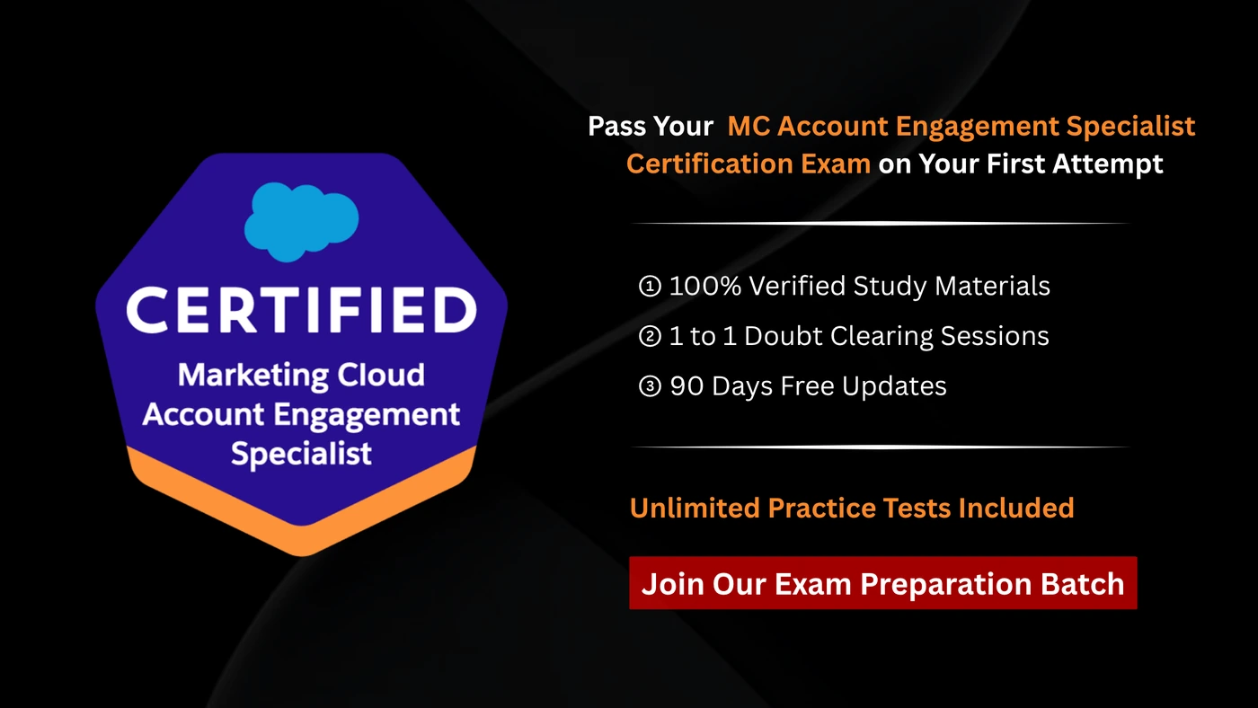 Salesforce Certified Marketing Cloud Account Engagement Specialist