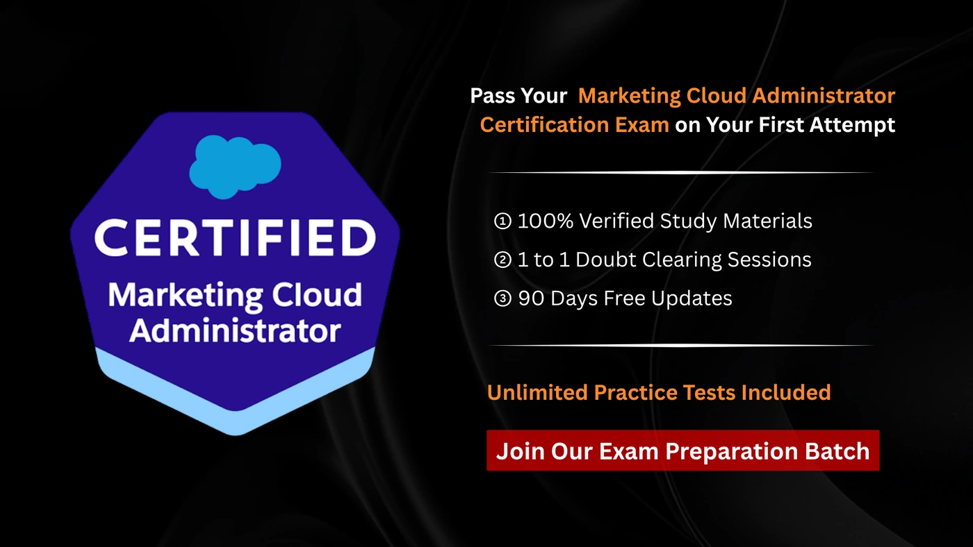 Salesforce Certified Marketing Cloud Engagement Administrator