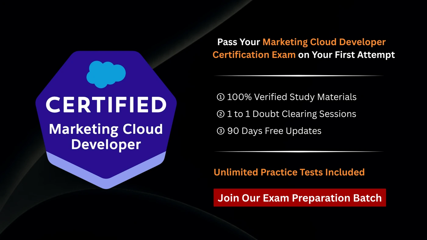 Salesforce Certified Marketing Cloud Engagement Developer