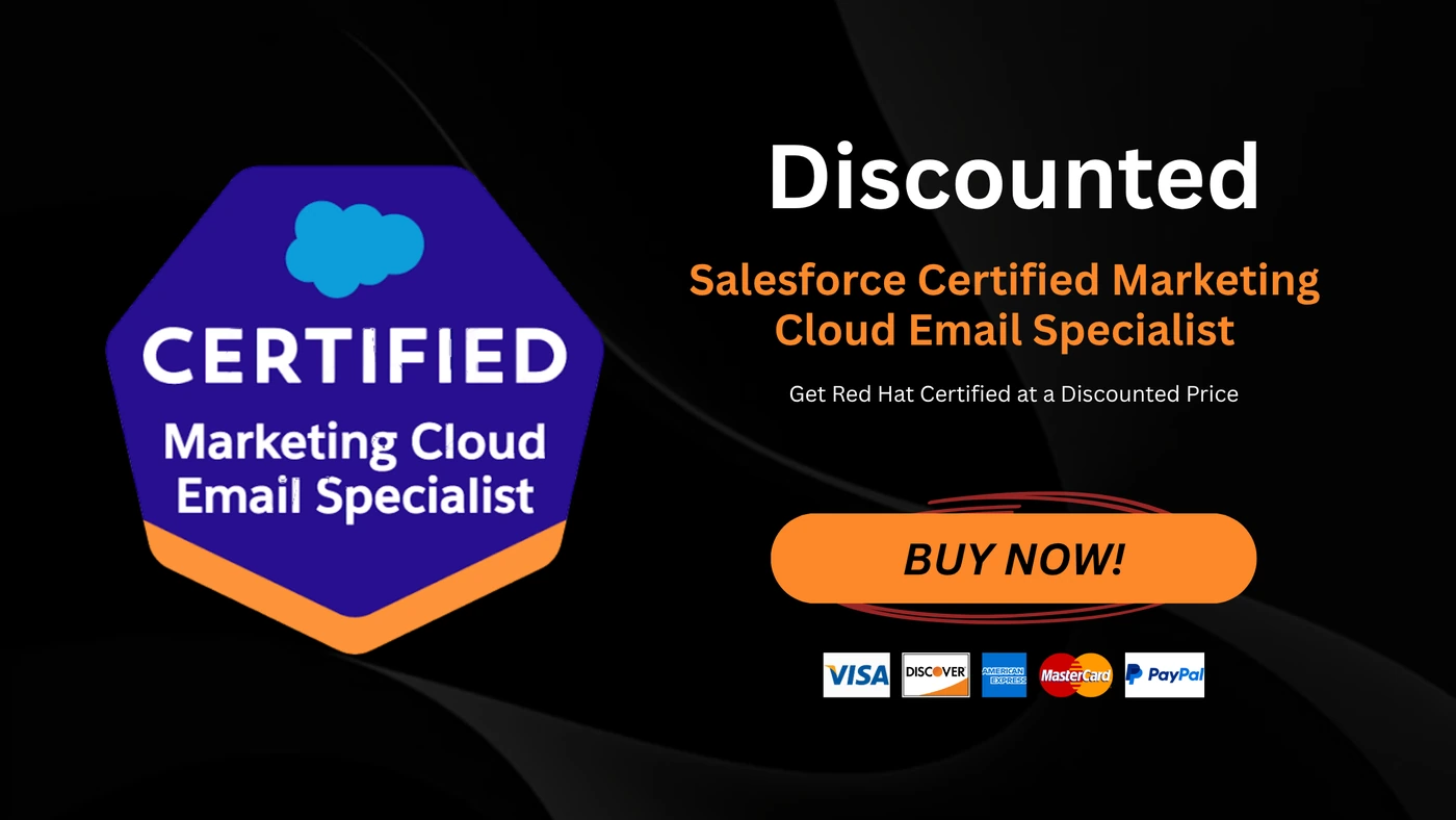 Salesforce Certified Marketing Cloud Email Specialist