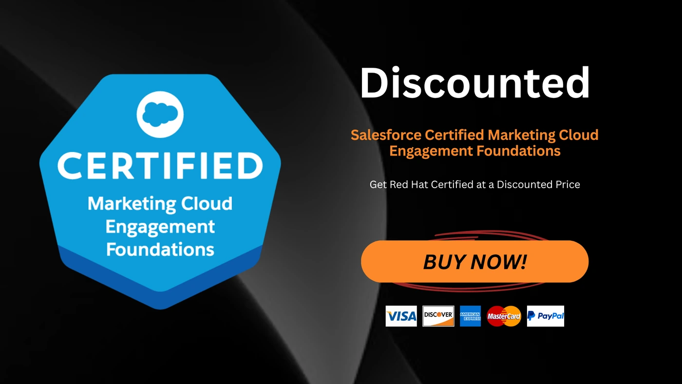 Salesforce Certified Marketing Cloud Engagement Foundations