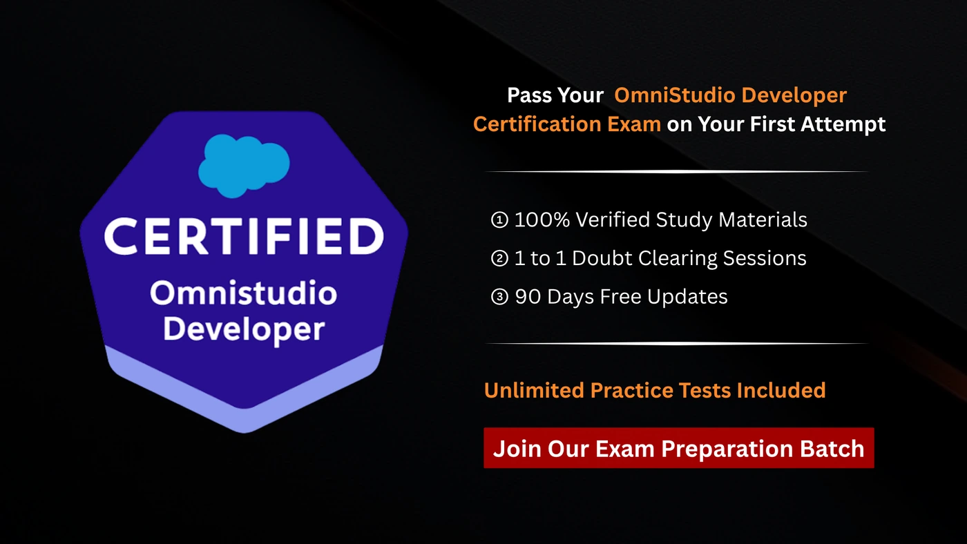 Salesforce Certified OmniStudio Developer