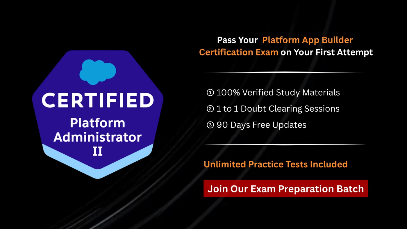 Salesforce Certified Platform App Builder