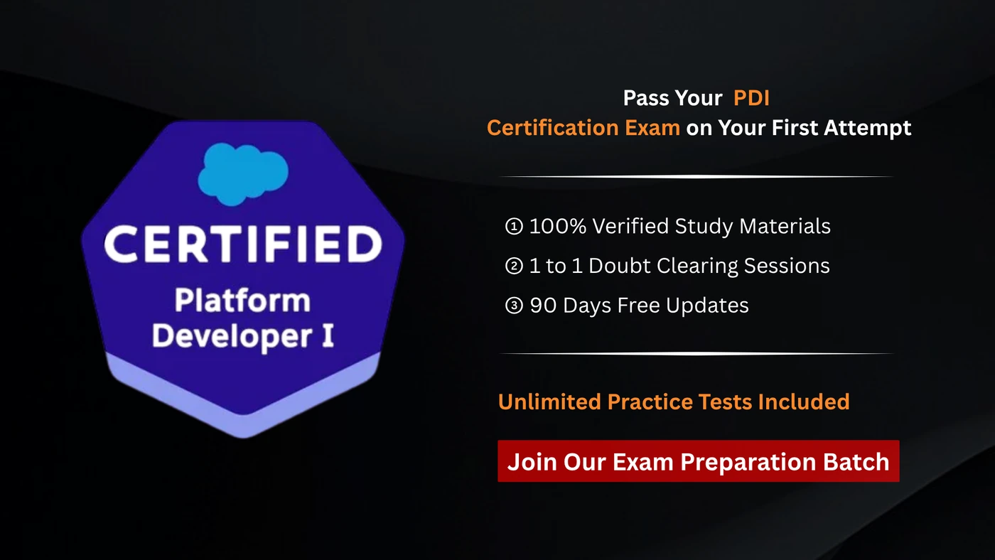 Salesforce Certified Platform Developer I
