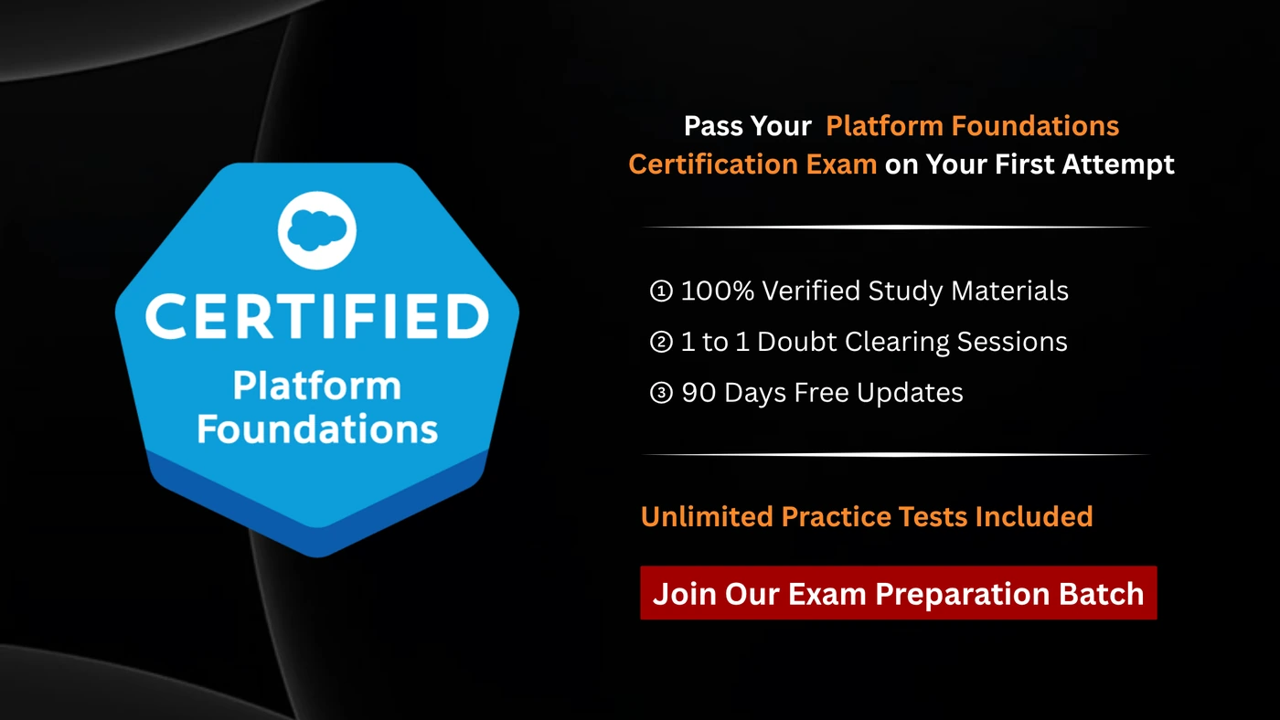 Salesforce Certified Platform Foundations