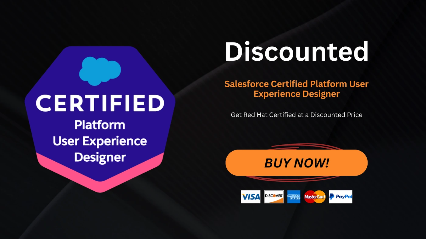 Salesforce Certified Platform User Experience Designer
