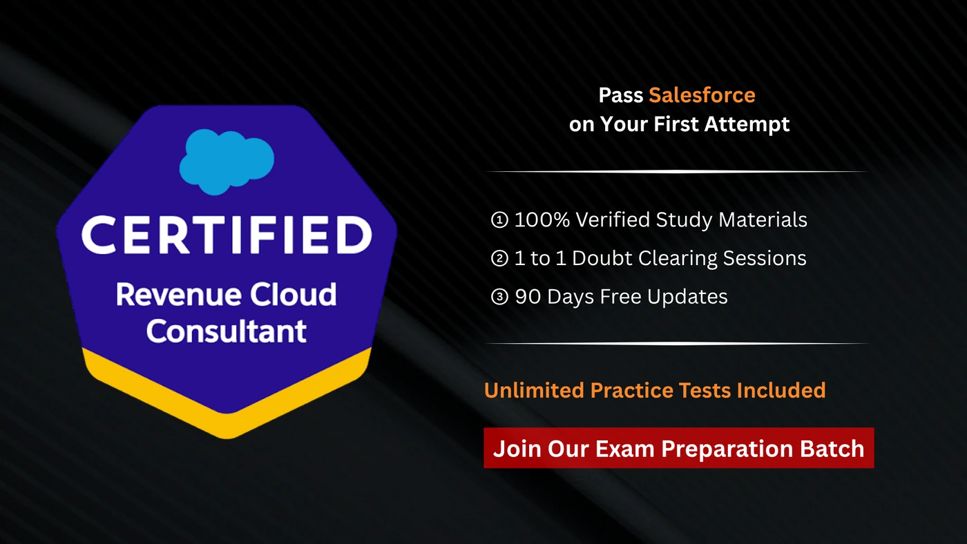Salesforce Certified Revenue Cloud Consultant