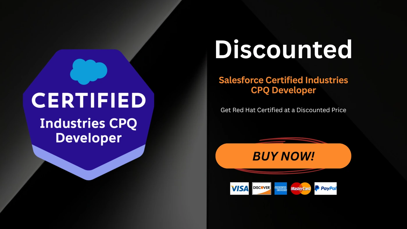 Salesforce Certified Industries CPQ Developer