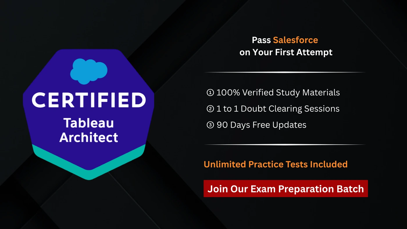 Salesforce Certified Tableau Architect