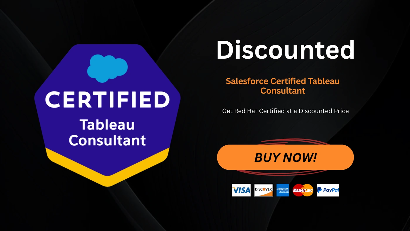 Salesforce Certified Tableau Consultant