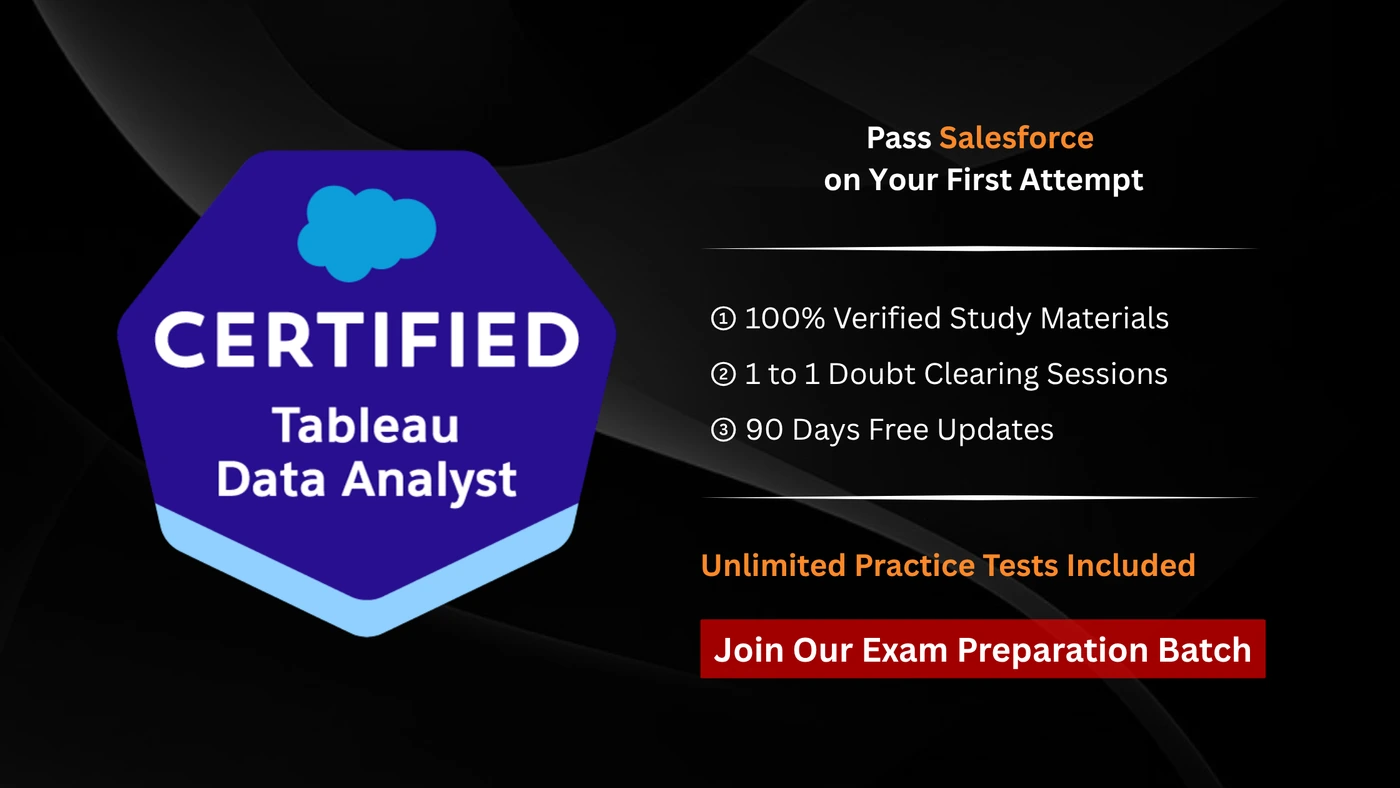 Salesforce Certified Tableau Data Analyst