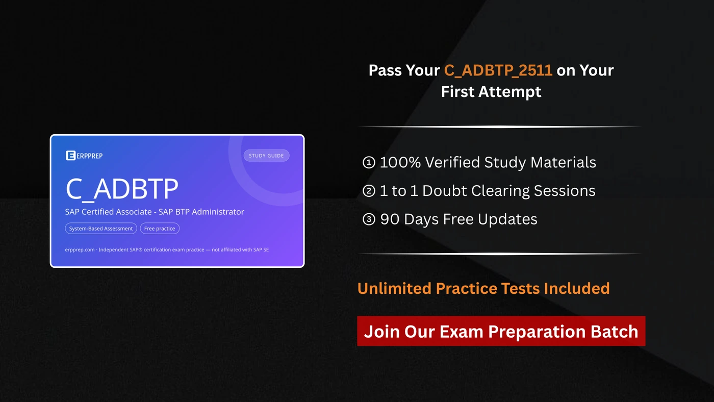 SAP BTP Administrator (C_ADBTP)