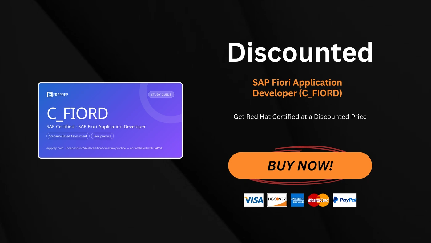 SAP Fiori Application Developer (C_FIORD)