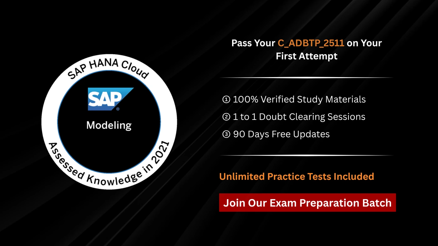 SAP HANA Cloud Modeling (C_HCMOD)