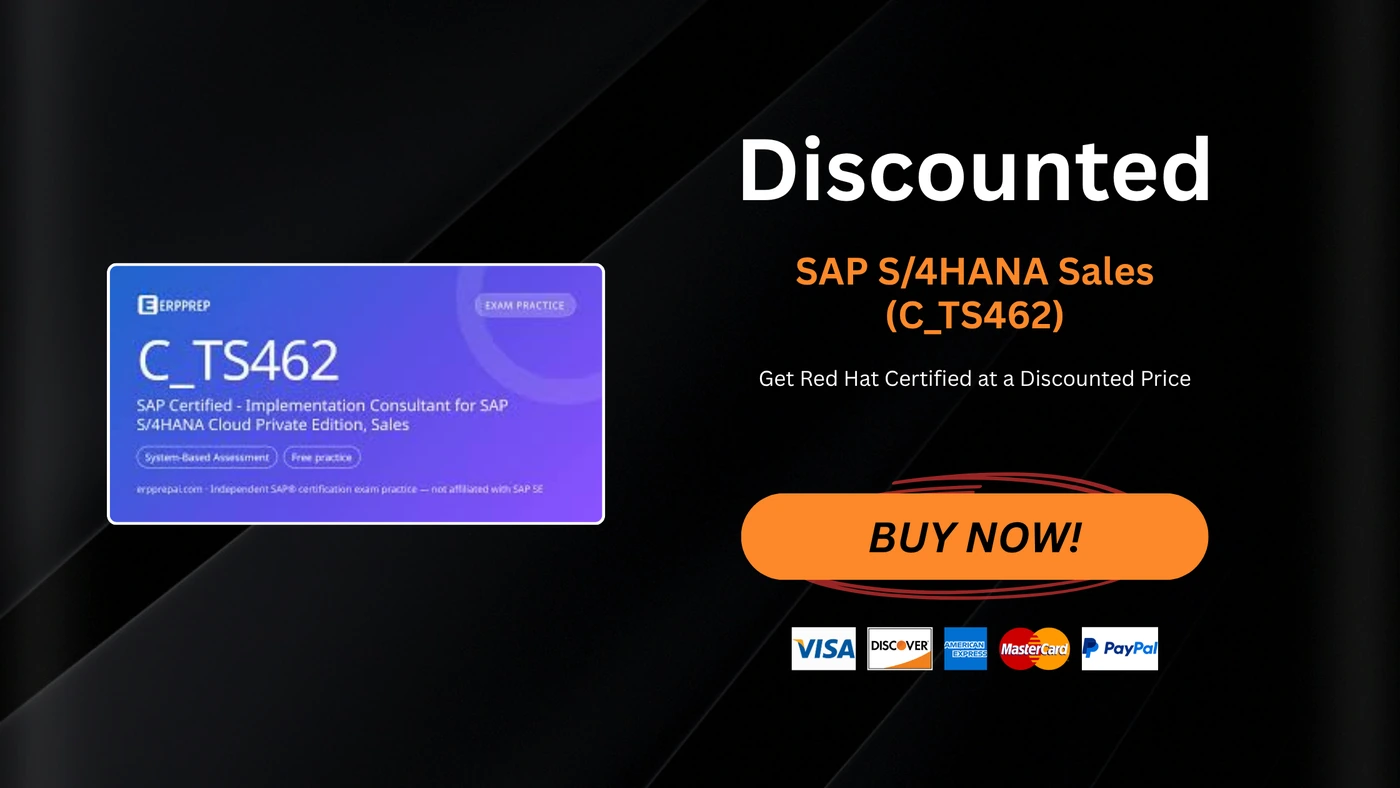 SAP S/4HANA Sales (C_TS462)