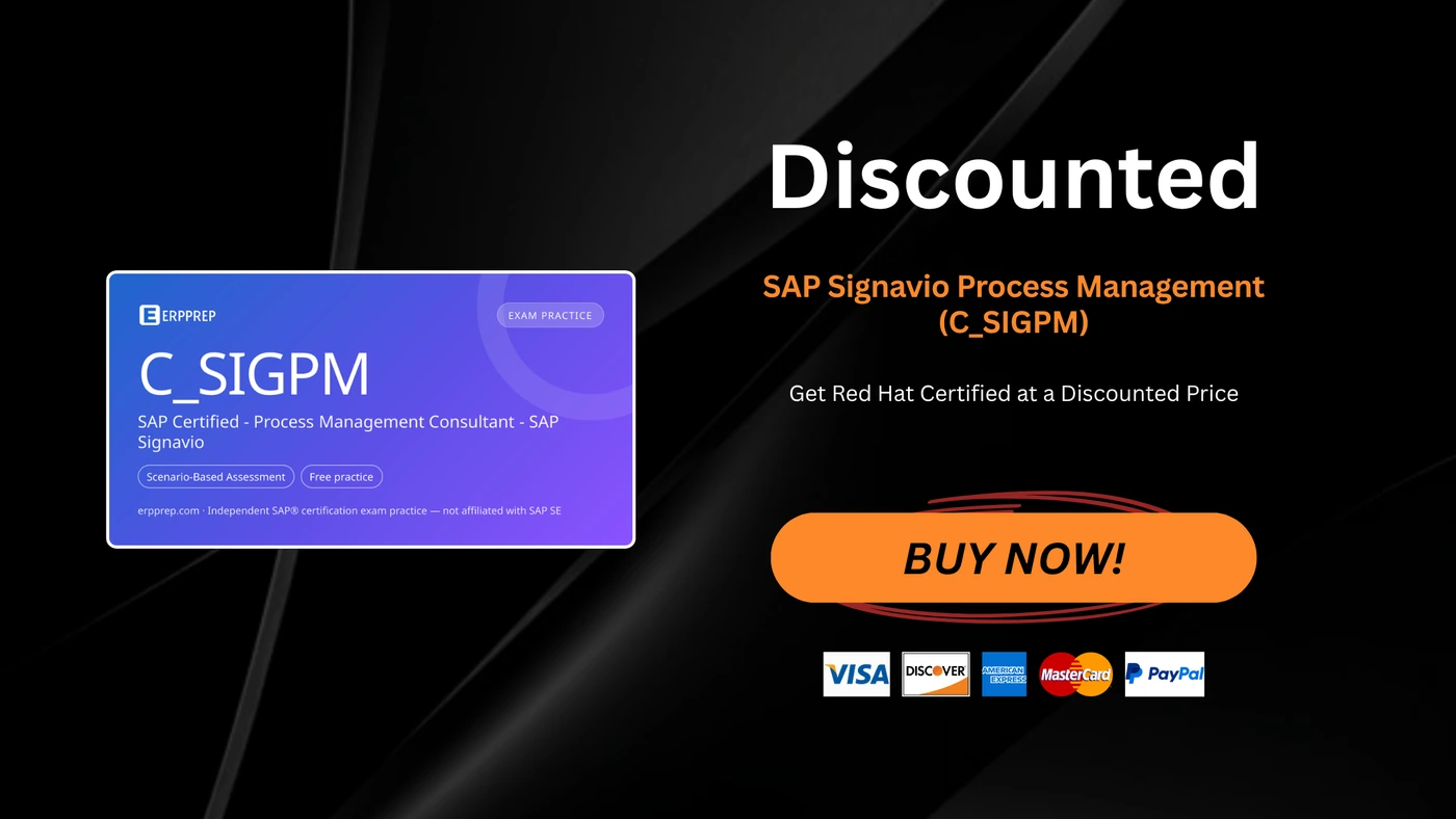 SAP Signavio Process Management (C_SIGPM)