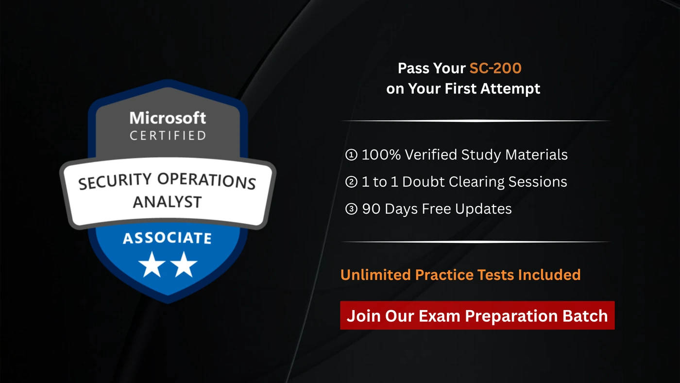 SC-200 Microsoft Certified: Security Operations Analyst Associate