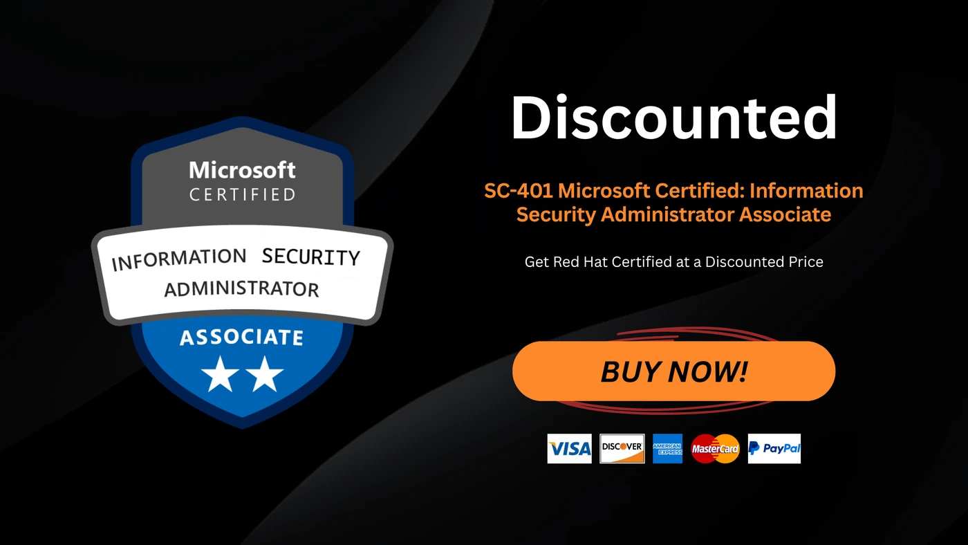 SC-401 Microsoft Certified: Information Security Administrator Associate