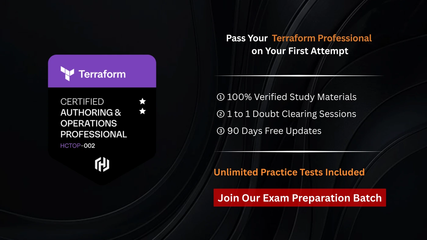 Terraform Authoring and Operations Professional (HashiCorp)