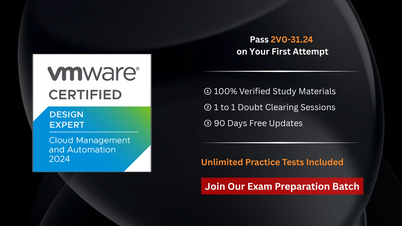 VMware Certified Professional - Cloud Management and Automation (VCP-CMA)