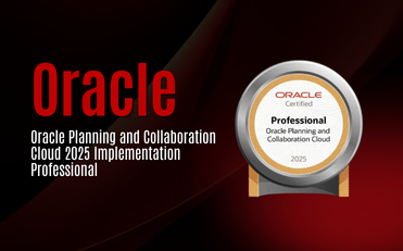 Oracle Planning and Collaboration Cloud 2025 Implementation Professional