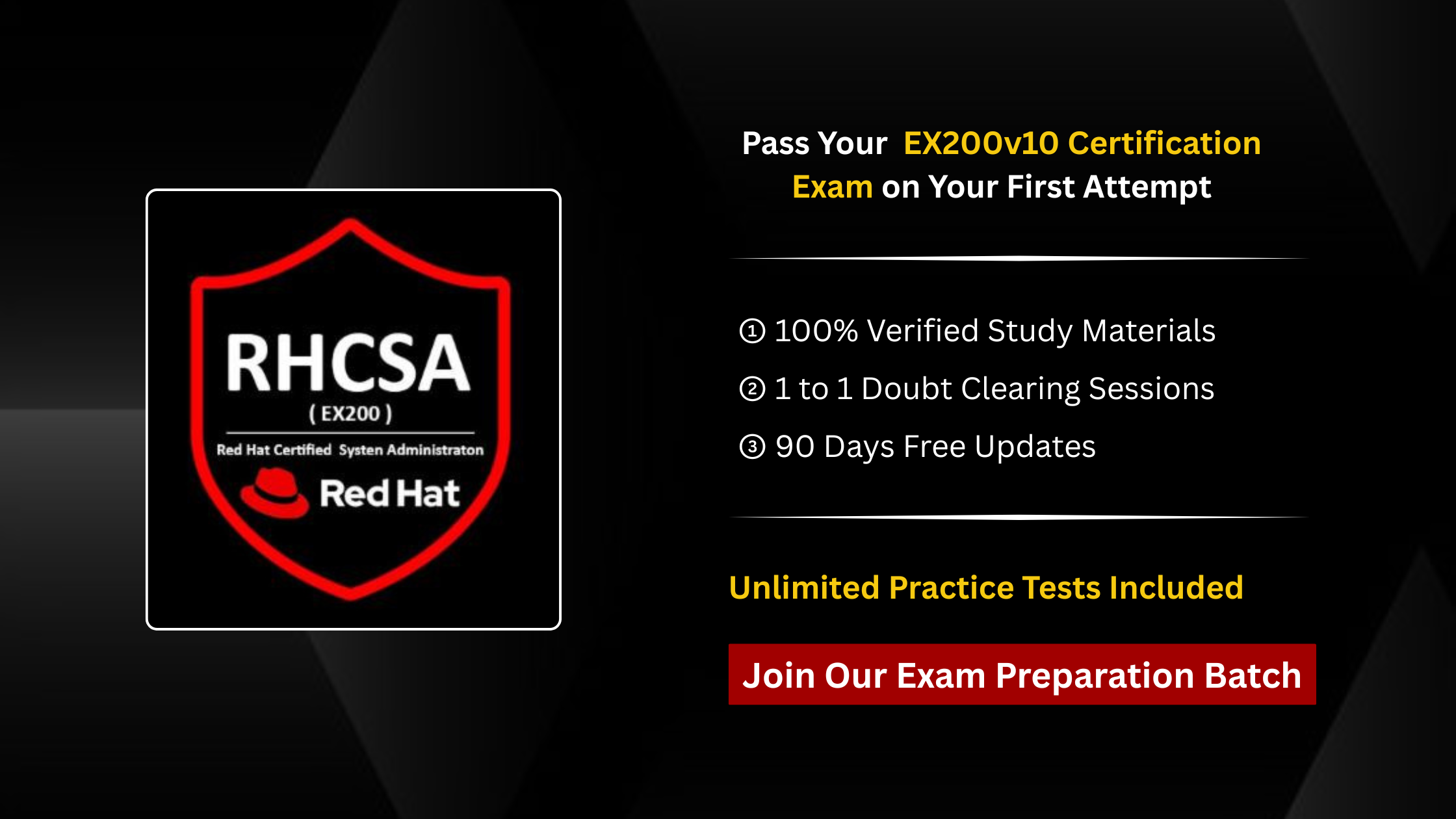RHCSA EX200v10 Red Hat Certified System Administrator