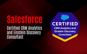 Salesforce Certified CRM Analytics and Einstein Discovery Consultant