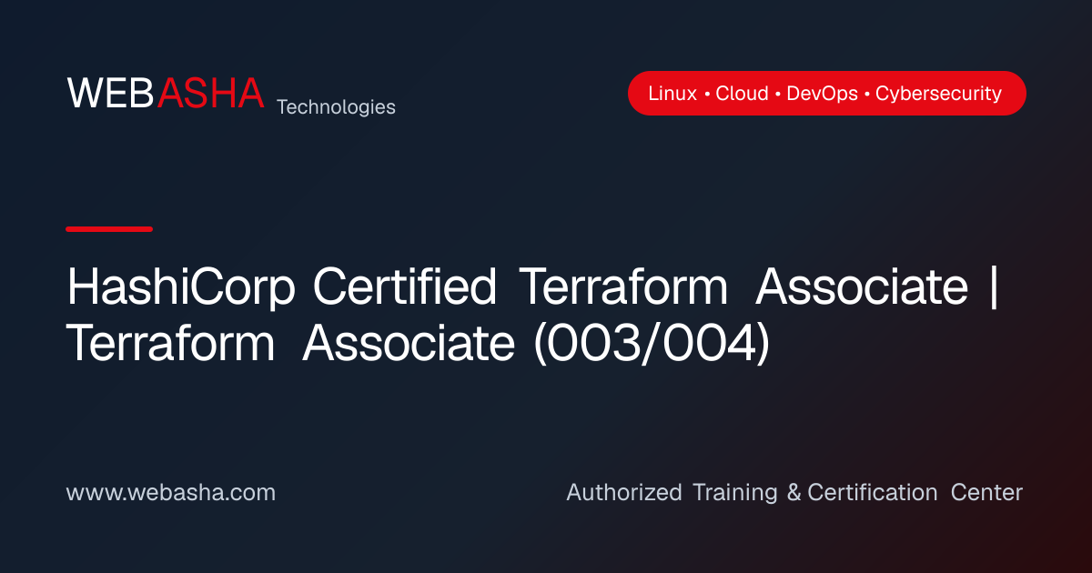 HashiCorp Certified Terraform Associate | Terraform Associate (003/004 ...
