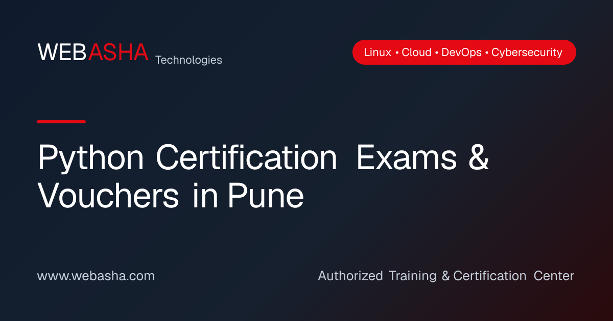 Python Certification Exams & Vouchers in Pune