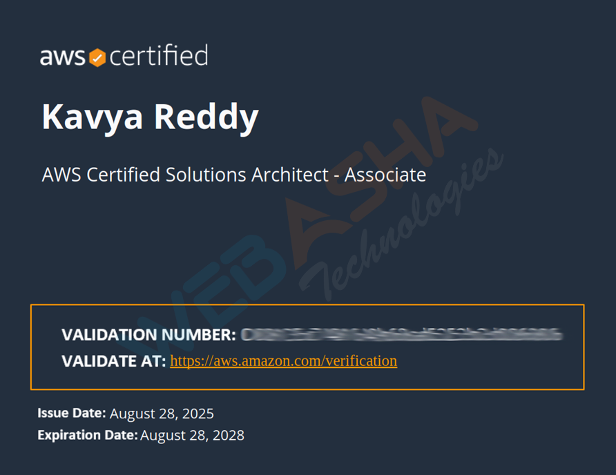 Certified candidate